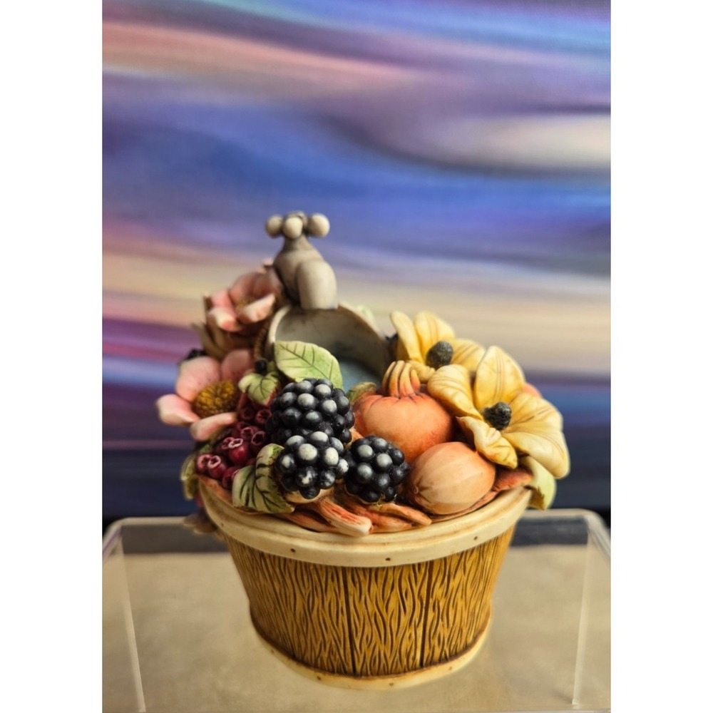 HARMONY KINGDOM "Fall Bouquet" Figure, #2526/3600, Spring, Mother's Day, Vintage
